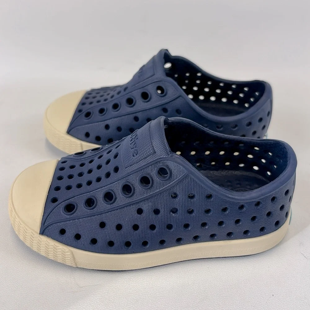 NATIVE Jefferson Kid’s Slipon Waterproof Blue Shoes C5
